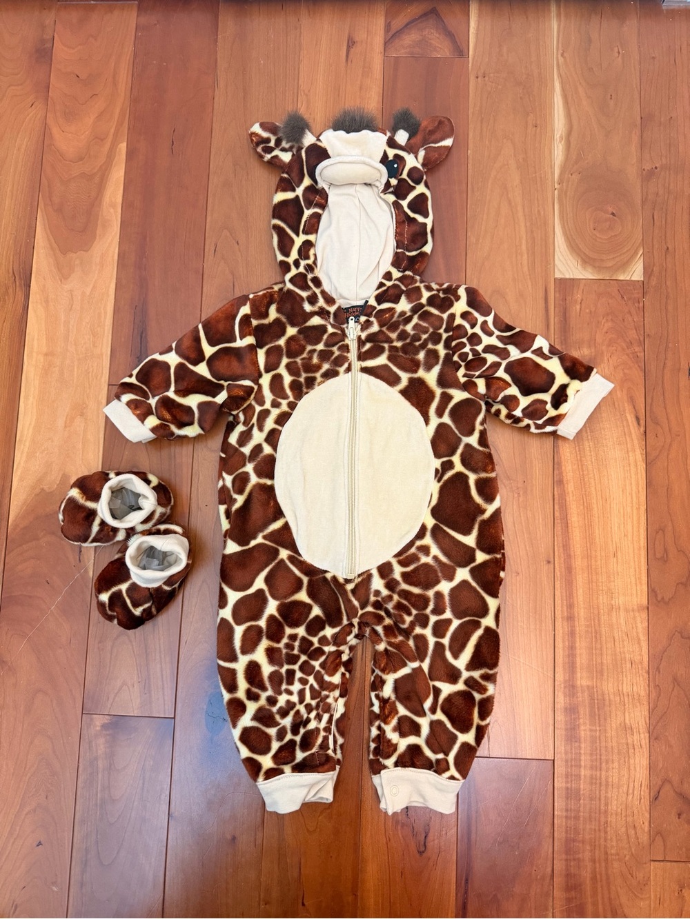 The Children’s Place Giraffe Costume Baby Toddler Plush Halloween 6–9M